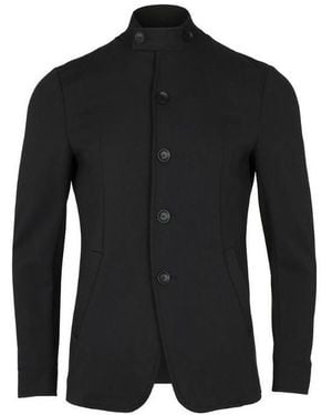 Armani Collezioni Logo Casual Jacket - Blue