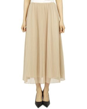 Weekend by Maxmara Baby Pleated Tulle Skirt - Natural