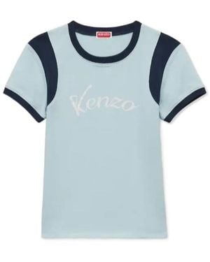 KENZO Short-Sleeved T-Shirt - Blue