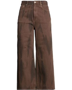 Ganni Loose Pants - Brown