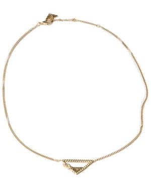 Prada Metal Necklace - Metallic