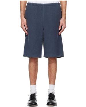 Rier Wool Elastic Waist Shorts - Blue