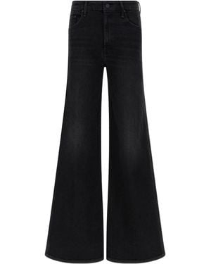 Mother The Roller Sneak Jeans - Black