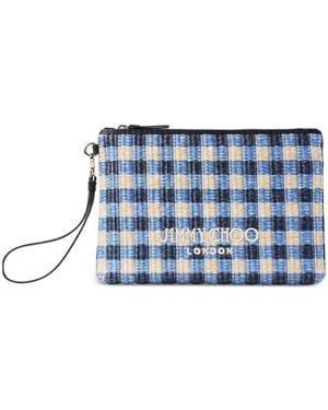 Jimmy Choo Zip-Top Clutch - Blue