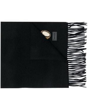 Moschino Logo Scarf - Black