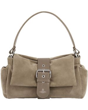 Vivienne Westwood Hazel Xl Treasure Handbag - Grey