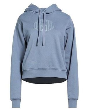 DIESEL Solid Color Hoodie - Blue