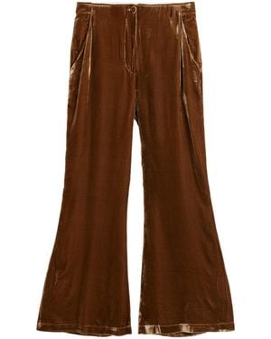By Malene Birger Flared Casual Trousers - Brown