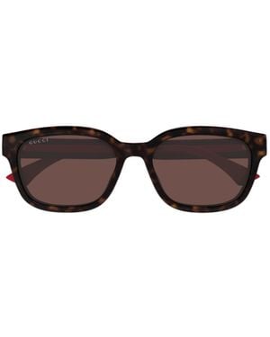 Gucci Eyewear Square Frame Sunglasses - Black