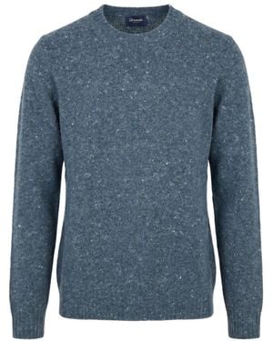 Drumohr Long-Sleeved Sweater - Blue