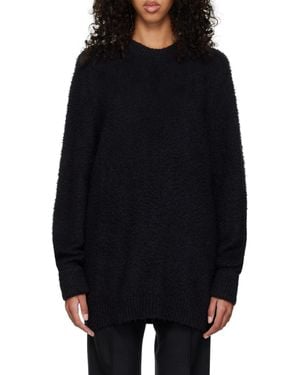 Maison Margiela Crewneck Long Sleeved Jumper - Black