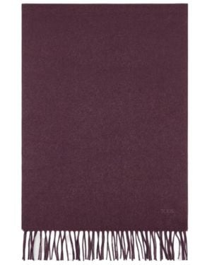 Tod's Cashmere Scarf - Purple
