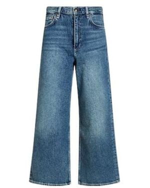 Rag & Bone Medium Straight-Leg Jeans - Blue