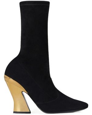 Givenchy Sculpted Ankle Boots - Black