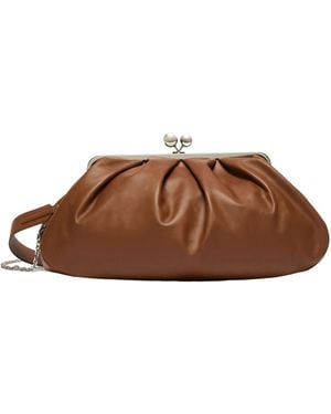 Weekend by Maxmara Oversized Frame Shoulder Bag - Brown