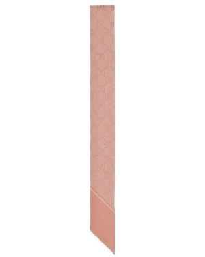 Gucci Gg Neck Bow - White