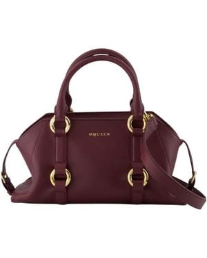 McQueen Farringdon Small Tote Bag - Purple