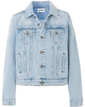 Jean Paul Gaultier Long Sleeve Denim Jacket - Blue