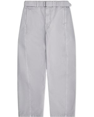 Lemaire Twisted Belted Jeans - Grey