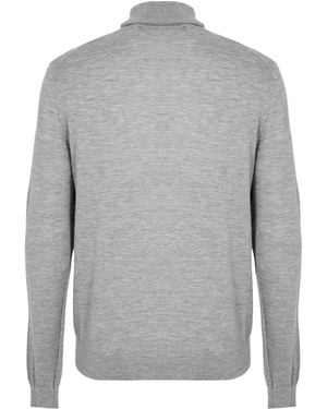 BOSS Hbc Bernardo Luxuriant Cashmere Sweater - Gray
