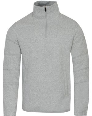 BOSS Zipper Collar Jacket - Gray