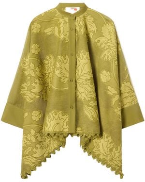 La DoubleJ Lace Foulard Shirt - Yellow