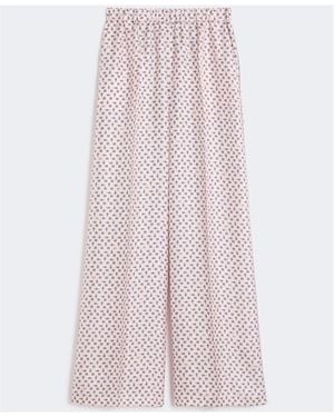 Max Mara X E. Marinella Printed Trousers - Pink