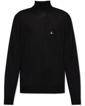 Vivienne Westwood Fisherman Turtleneck Jumper - Black