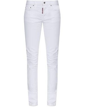 DSquared² Belt-Loop Jeans - White