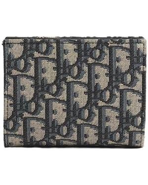 Dior Médaillon Begonia Wallet - Gray