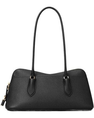 Tory Burch Lock East West Satchel Bag - Black