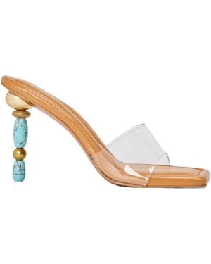 Cult Gaia Simple High-Heeled Sandals - White