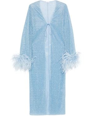 Oséree Tie Detail Dress - Blue