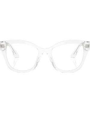Miu Miu Eyewear Square-Frame Glasses - White