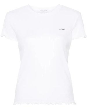 Maison Labiche Folies Amour Embroidered T-Shirt - White