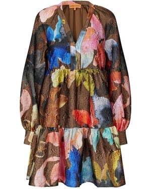 Stine Goya Voluminous Mini Dress - Multicolour