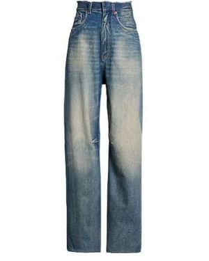 MM6 by Maison Margiela Plain Colour Jeans - Blue