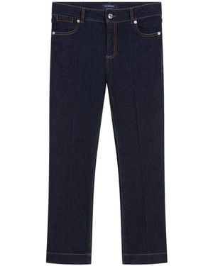 Sportmax Button Detailed Skinny Jeans - Blue