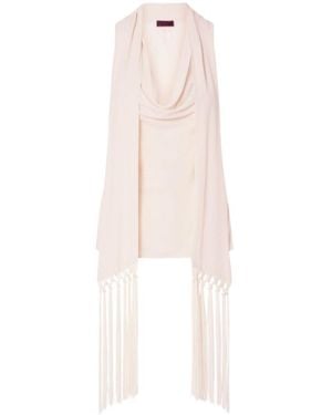 Liu Jo Top With Scarf - White