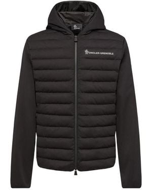 Moncler Grenoble Padded Zip-Up Sweatshirt - Black