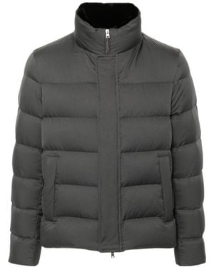 Herno High-Neck Down Jacket - Gray