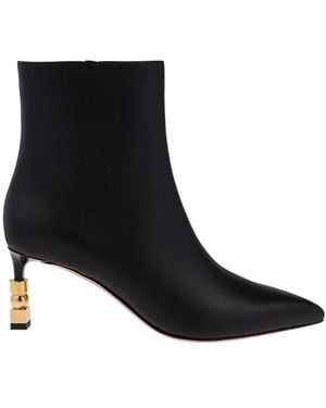 Bally Pointed Short Boots - Black