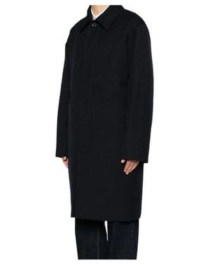 A.P.C. Concealed-Button Coat - Black