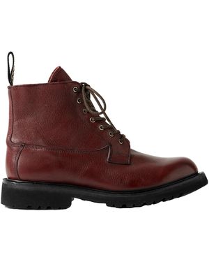 Gabriela Hearst X Tricker's Lace-Up Ankle Boots - Red