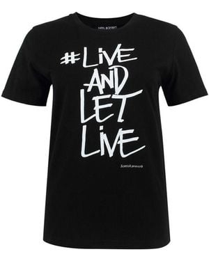 Neil Barrett Printed Logo T-Shirt - Black