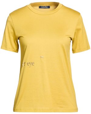 Max Mara Printed Short-Sleeve T-Shirt - Yellow