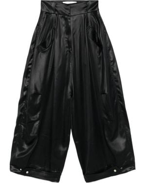 Niccolò Pasqualetti Loose Casual Trousers - Black