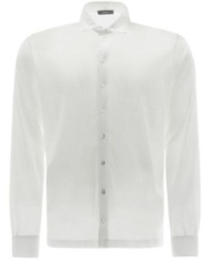 Herno Buttoned Long Sleeved Shirt - White