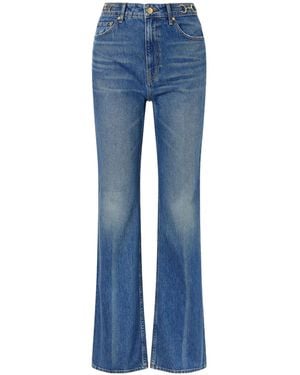 Ulla Johnson High-Rise Straight-Leg Jeans - Blue