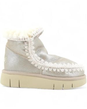 Mou 'Eskimo 18' Ankle Boots - Natural